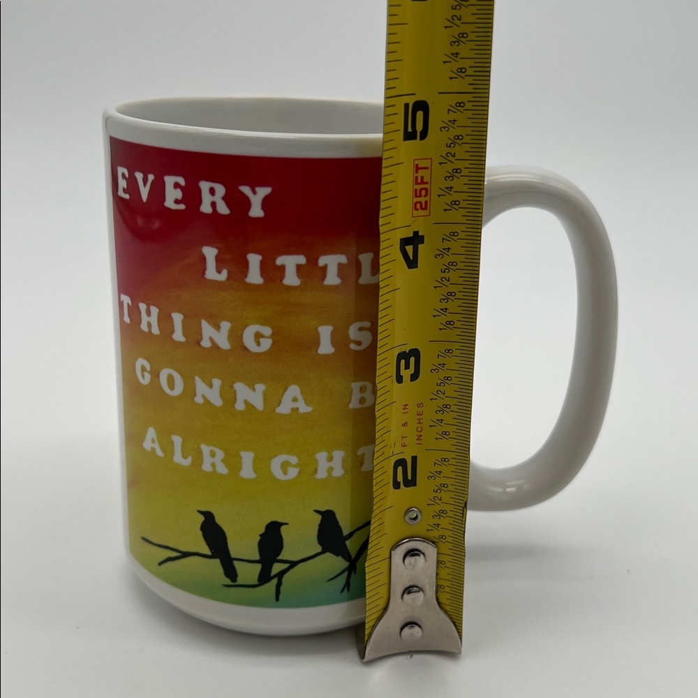 Bob Marley Inspirational White Mug ”Every Little Thing is Gonna be Alright” - Picture 9 of 10